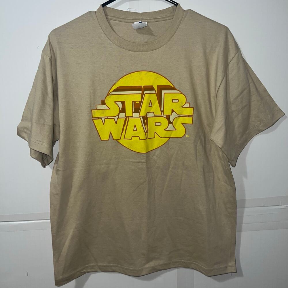 Cygnus Star Wars T Shirt Kids Size XL Retro Design Tan